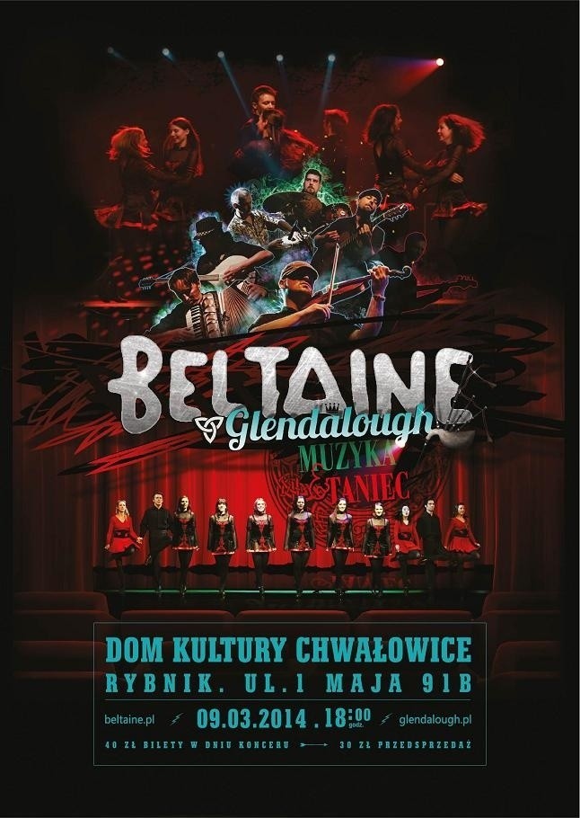Niezwykłe widowisko irlandzkie "Beltaine&Glendalough" muzyka i taniec w Rybniku [BILETY + ZDJĘCIA]