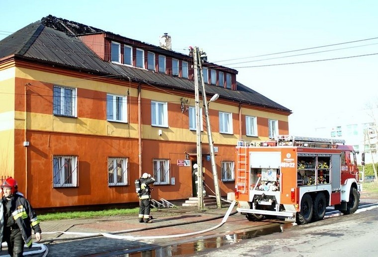 Pożar w Zakładzie Usług Komunalnych w Koluszkach [zdjęcia]