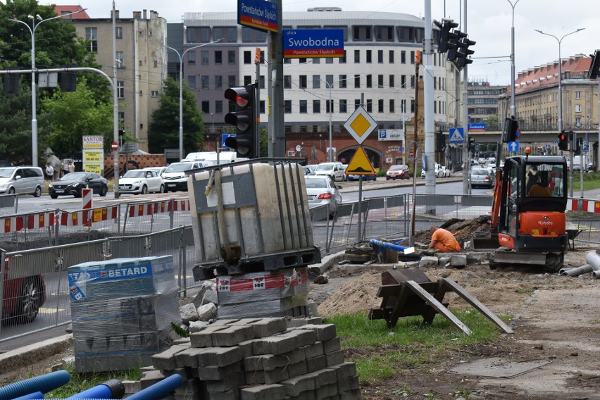 Przebudowa Swobodnej i Powstańców Śląskich.