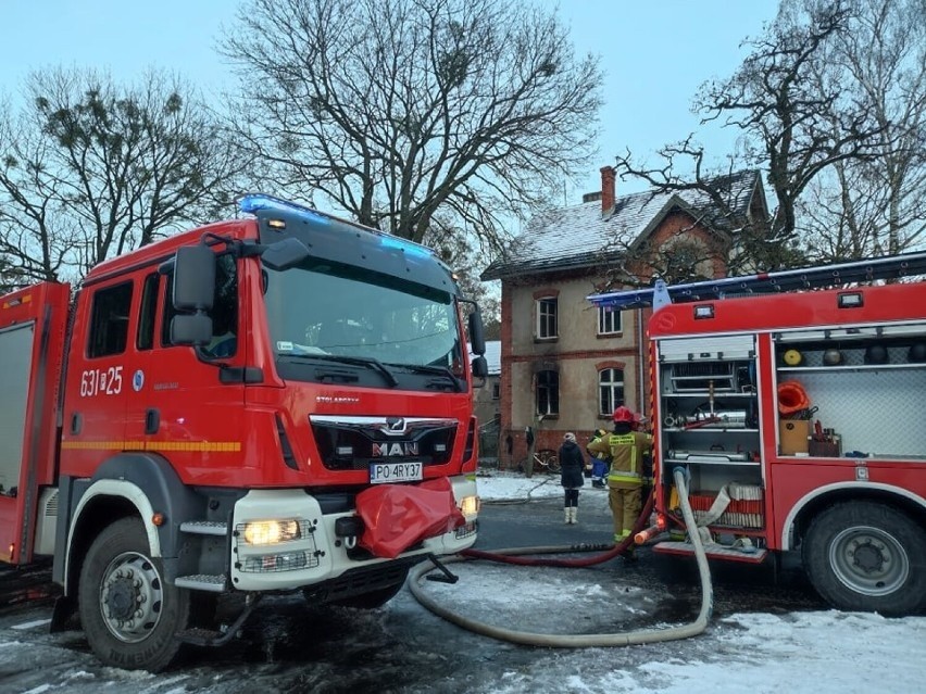 Do pożaru kamienicy doszło w Przysieczynie pod Wągrowcem....