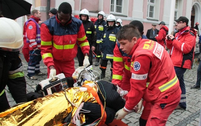 Przez trzy dni ratownicy z Polski i Niemiec  udzielali pomocy ofiarom pozorowanych wypadków.