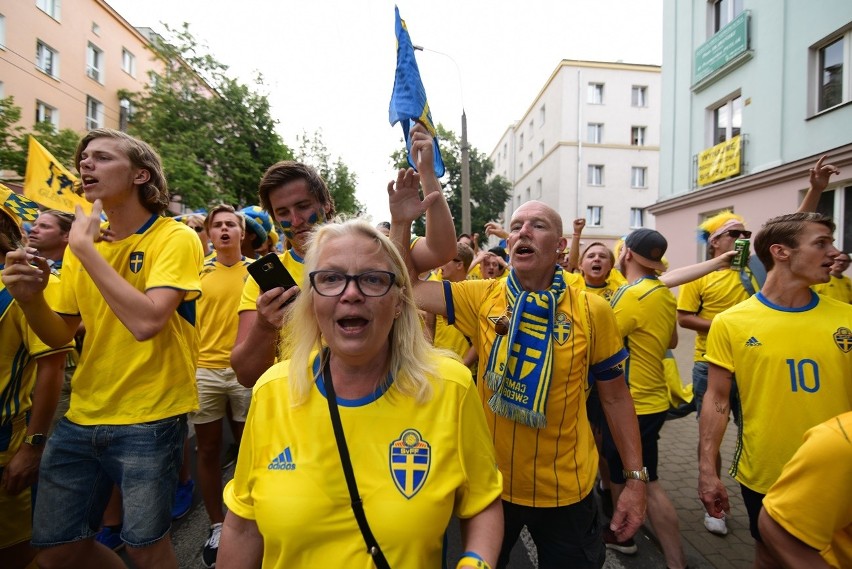 Euro U21 w Lublinie. Kibice Szwecji i Słowacji w drodze na mecz [ZDJĘCIA]