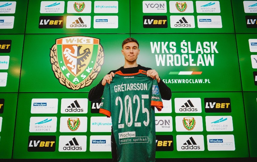 Daniel Leo Gretarsson piłkarzem Śląska Wrocław