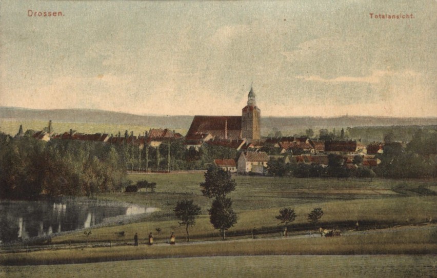 Panorama Ośna Lubuskiego z 1920 r. Takie widokówki lubimy...