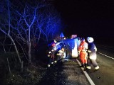 Karambol w Rudzach. Zderzyły się dwa samochody osobowe i dwa ciężarowe [ZDJĘCIA]