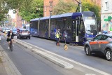 Wypadek na ulicy Sądowej we Wrocławiu. Tramwaj potrącił mężczyznę na hulajnodze!