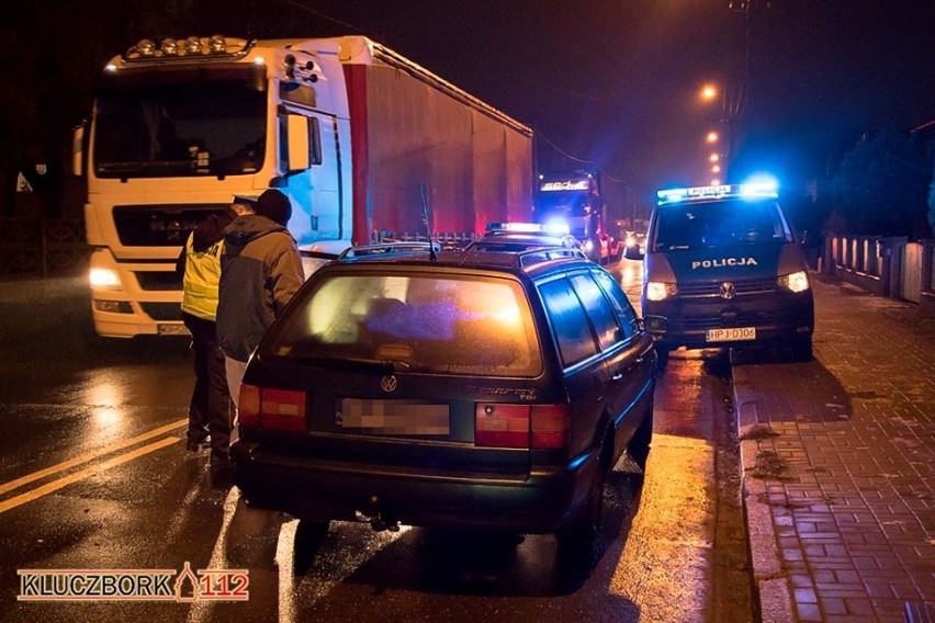 Wypadek. na ul. Byczyńskiej w Kluczborku.