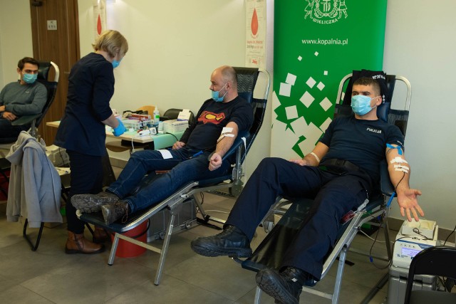 Akcje krwiodawstwa, organizowane w szybie Regis, to już w Wieliczce tradycja. Podczas ostatniej zebrano 42,3 litra krwi od 94 osób
