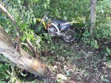 Porąbka Uszewska i Jadowniki: wypadki motocyklistów. Kierowcy wypadli z drogi na zakręcie