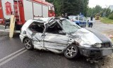 Śmiertelny wypadek w Sławkowie. Ciężarówka zderzyła się z osobowym volkswagenem. Nie żyje 24-latek