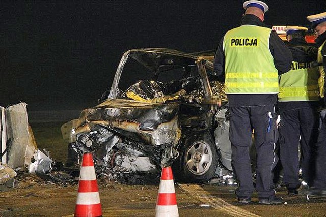 Wypadek w Mąkolicach na autostradzie A1
