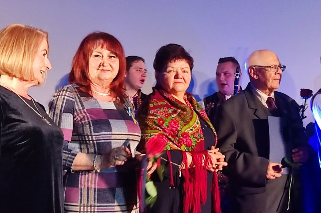 Bogumiła Pietrzyk podczas gali plebiscytu Poza Stereotypem – Seniorka i Senior Roku
