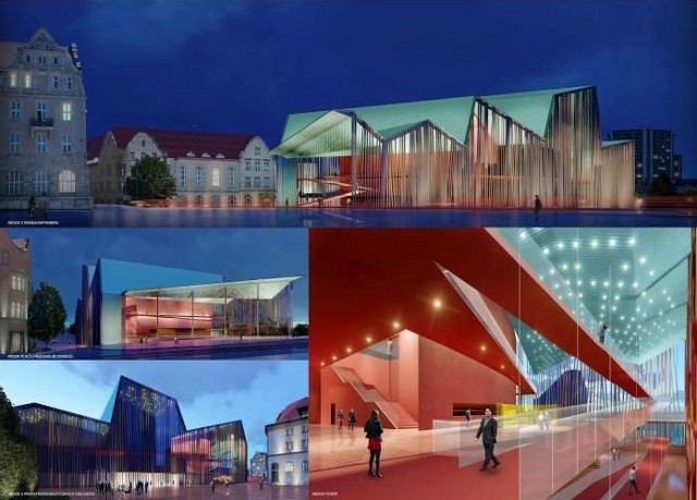 Tak będzie wyglądała nowa siedziba poznańskiego Teatru Muzycznego. Przejdź dalej i zobacz kolejne wizualizacje --->