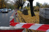 Ul. Kazimierza Wielkiego: Wycinają drzewa, żeby powstał parking