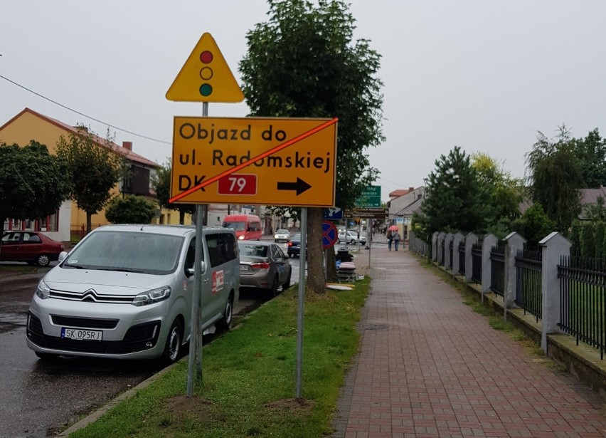 Utrudnienia w ruchu na drogach krajowych na terenie Kozienic