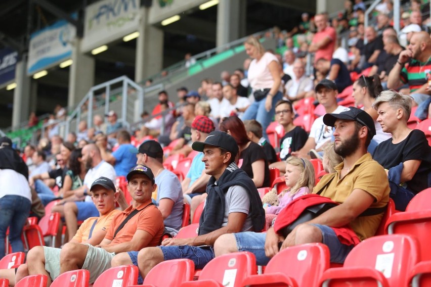 22.08.2021. Kibice na meczu GKS Tychy - Sandecja Nowy Sącz....