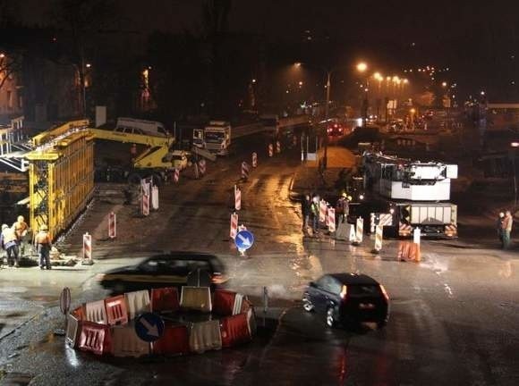 Nocne prace w marcu na Żytniej w Kielcach