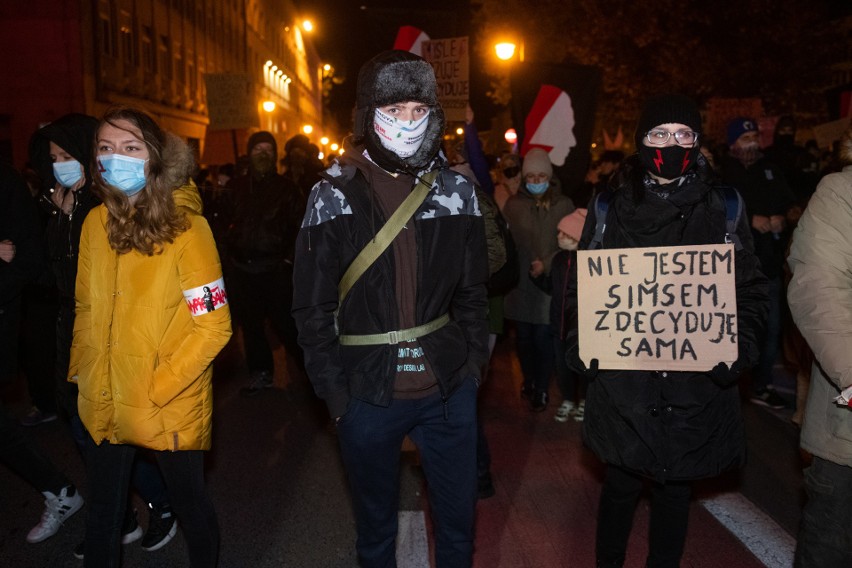 Sobotni protest Strajku Kobiet przebiegał pod hasłem: Proces...