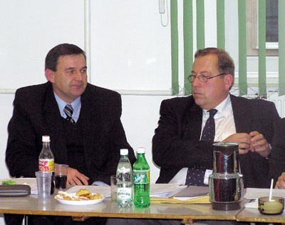 Dr Krzysztof Listwon i dr Andrzej Sawoni