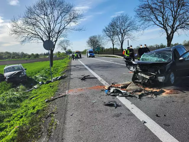 Wypadek miał miejsce na wysokości miejscowości Trzebisławki.