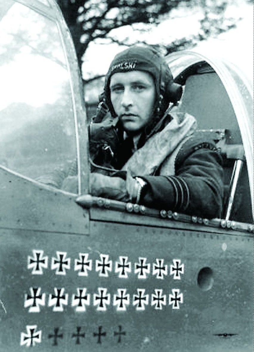 Legendarny Stanisław Skalski, najwybitniejszy polski pilot...