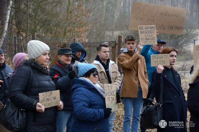 3 marca mieszkańcy Dąbrowy Górniczej protestowali przeciwko wycince kilkuset drzew na Bukowej Górze Zobacz kolejne zdjęcia/plansze. Przesuwaj zdjęcia w prawo naciśnij strzałkę lub przycisk NASTĘPNE