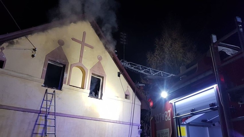 Tragiczny pożar pod Wrocławiem. Nie żyje 43-letni mężczyzna 