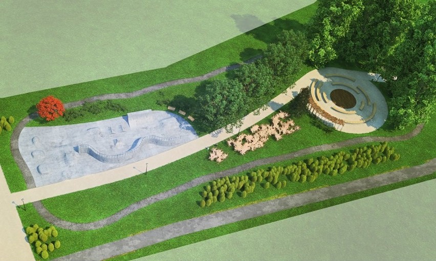 Nowy park na Zakrzowie będzie większy [WIZUALIZACJE]