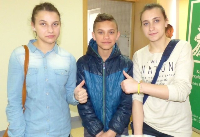 Klan Błachucińskich to (od lewej): Kamila, Daniel i Aleksandra.