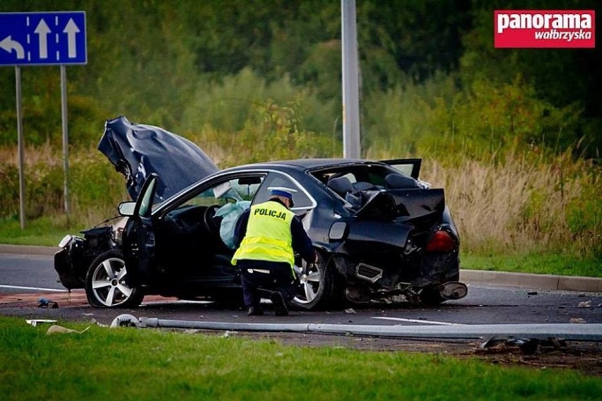 Groźny wypadek w Wałbrzychu