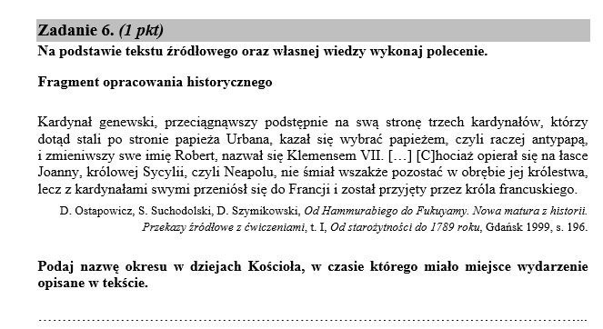 Stara matura 2016: HISTORIA rozszerzenie [ODPOWIEDZI, ARKUSZ CKE]