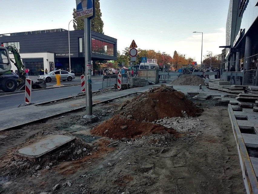 Do końca listopada potrwa budowa nowego postoju taksówek...