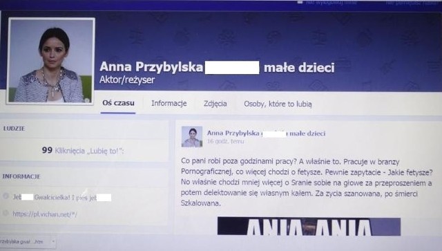Po śmierci aktorkę Annę Przybylską obrażano w internecie. Prokuratura odmówiła wszczęcia dochodzenia w tej sprawie