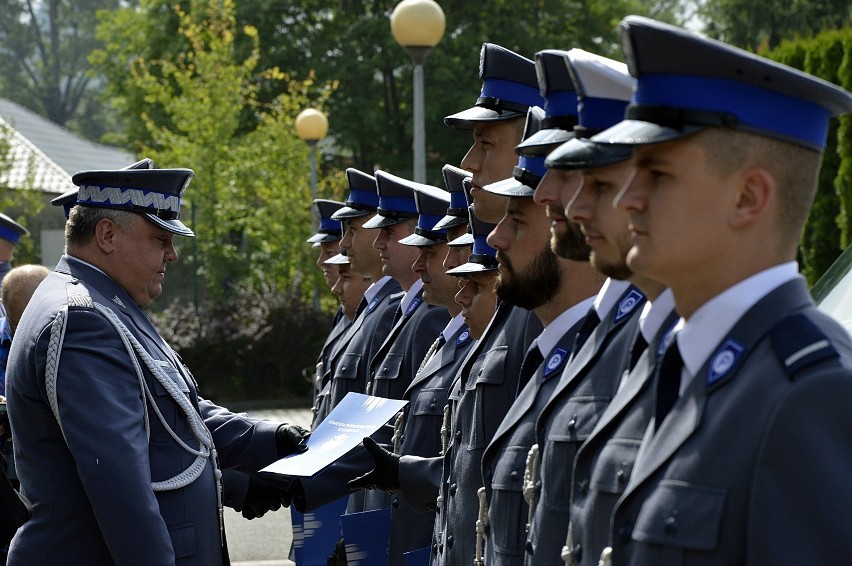 Gorlice. Święto policji, wręczono awanse i podziękowano za ciężką służbę [ZDJĘCIA]