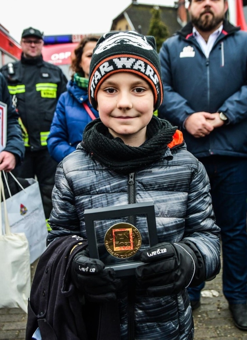 10-letni Marcin Kochański z Koronowa nie tylko zadzwonił pod...