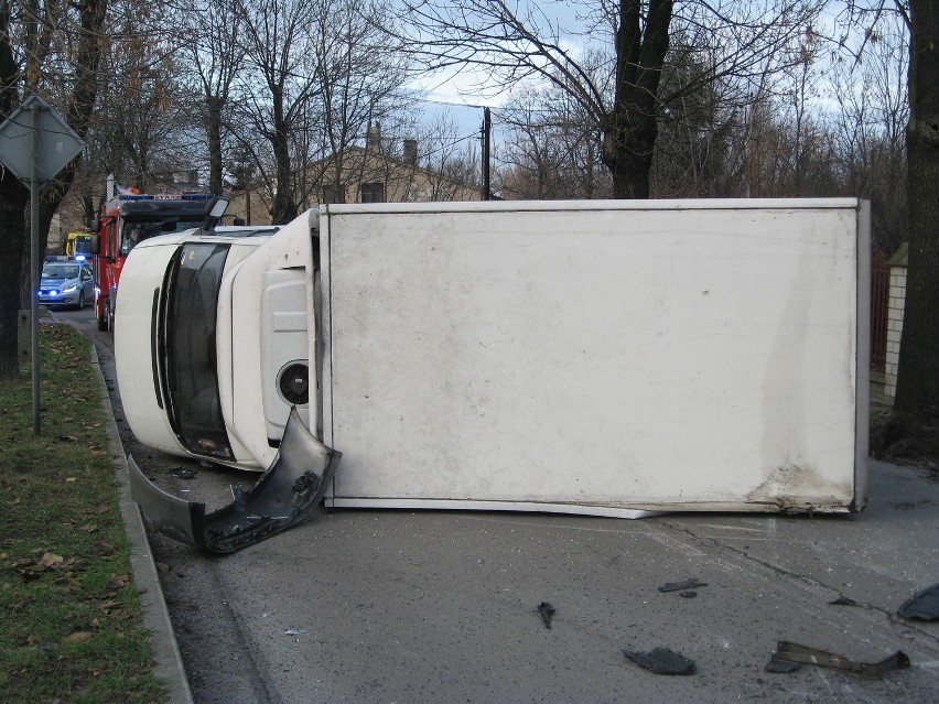Będzin: Wypadek na ulicy Krakowskiej. Dwie osoby ranne