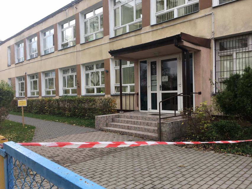 Sytuacja pod przedszkolem na ulicy Norwida w Kielcach.