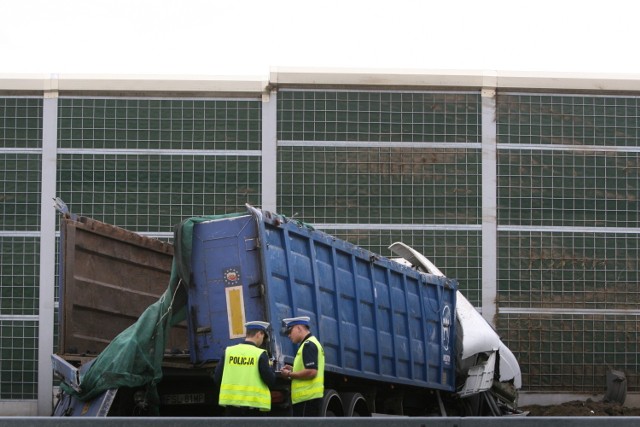 Wypadek na A1 w Bełku