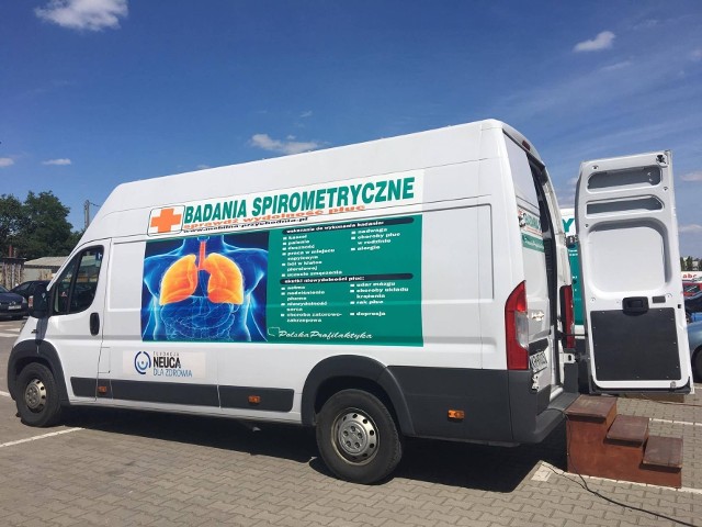 Spirobus zaparkuje 4 czerwca przy ul. Królowej Jadwigi 12 w Kędzierzynie-Koźlu. Tam będą prowadzone badania płuc.
