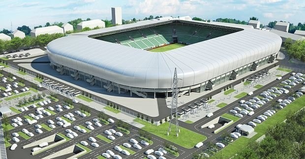 Tak może wyglądać nowy stadion GKS Katowice WIZUALIZACJA