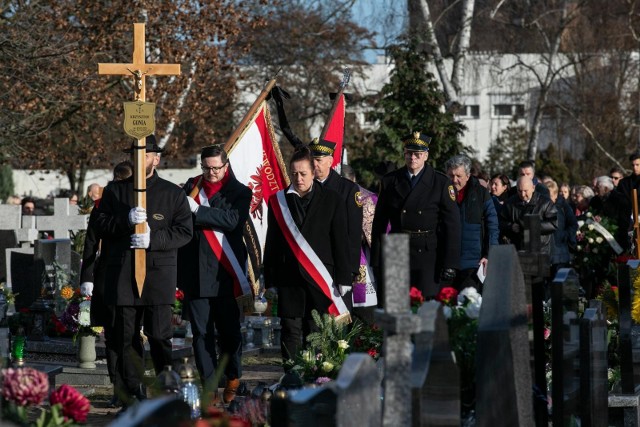 Pogrzeb Krzysztofa Goni odbył się na cmentarzu przy ulicy Lotników w Bydgoszczy