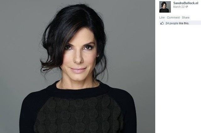 Sandra Bullock (fot. screen z Facebook.com)