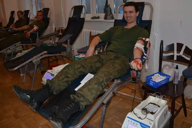 W piątek, 12 stycznia, w  sulechowskim pułku odbyła się pierwsza w tym roku akcja honorowego krwiodawstwa