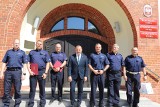Burmistrz Jacek Maniszewski docenił policjantów z Komisariatu Policji w Ustce
