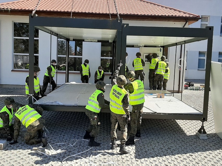 Budowa modułowej izby przyjęć w szpitalu w Ostrowie Wlkp.