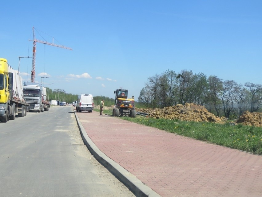 Na budowie andrychowskiej specjalnej strefy ekonomicznej...