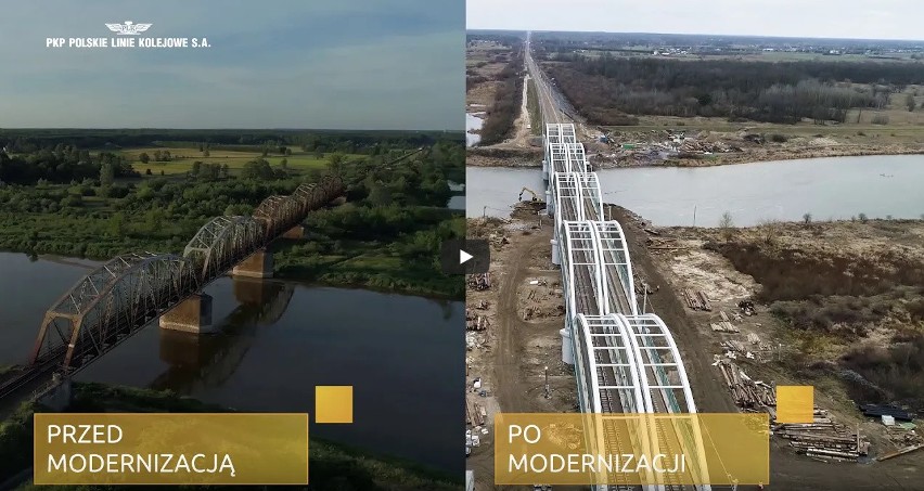 Rail Baltica między Sadownem a Czyżewem. Podróż pociągiem mostem nad Bugiem [wideo]