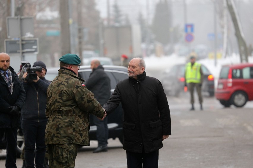 Minister Obrony Narodowej Antoni Macierewicz w Białymstoku