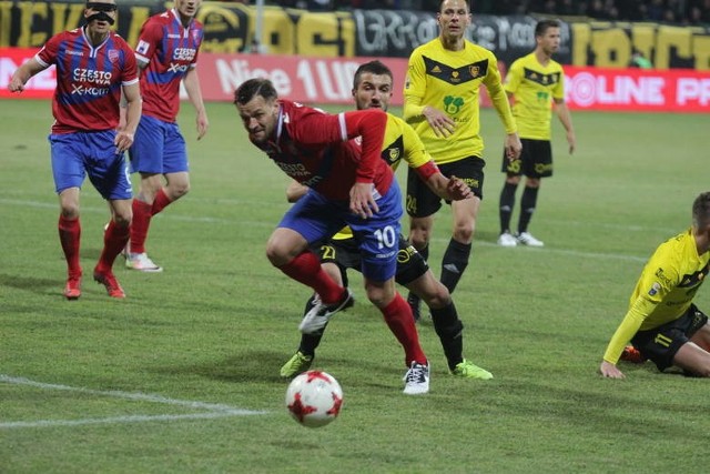 W poprzednim sezonie GKS Katowice pokonał u siebie Raków Częstochowa 2:1.