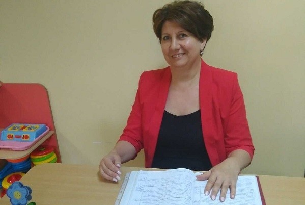 Małgorzata Kasprzyk, nauczycielka z oddziału przedszkolnego w Michałowie.